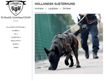 Tablet Screenshot of hollenderklubben.com